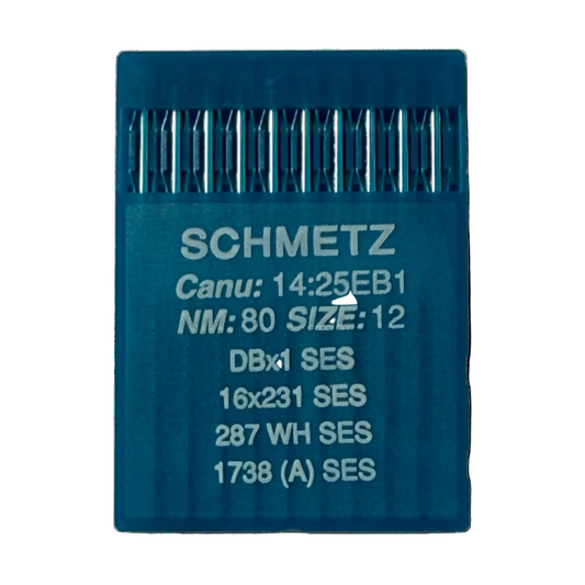 Industrielle Nähmaschinennadeln SCHMETZ DBx1 (1738) SES für Trikotagen und Sportbekleidung - 10 Stk.