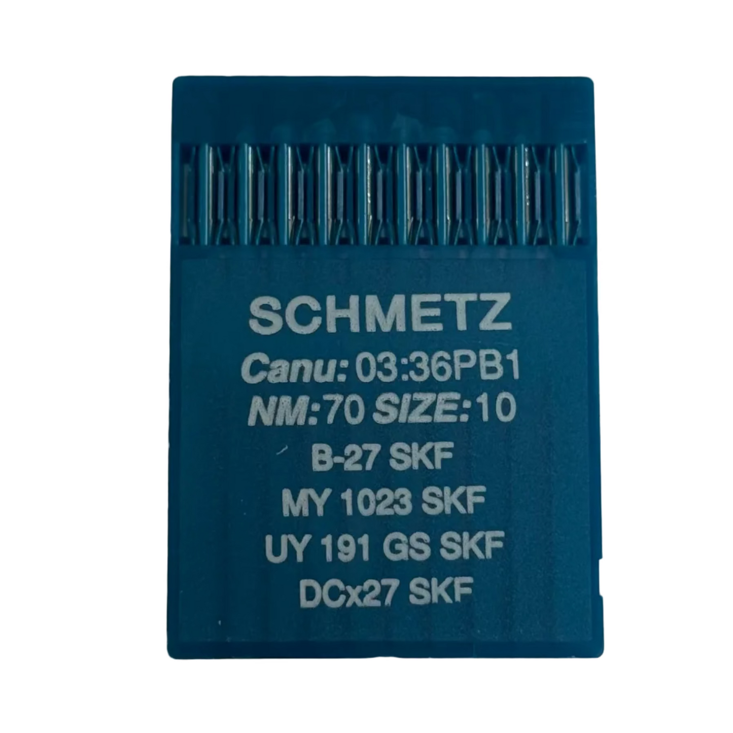 Industrielle Overlock-Nadeln SCHMETZ DCx27 (B-27) SKF für sehr grobe Strickware - 10 Stk.