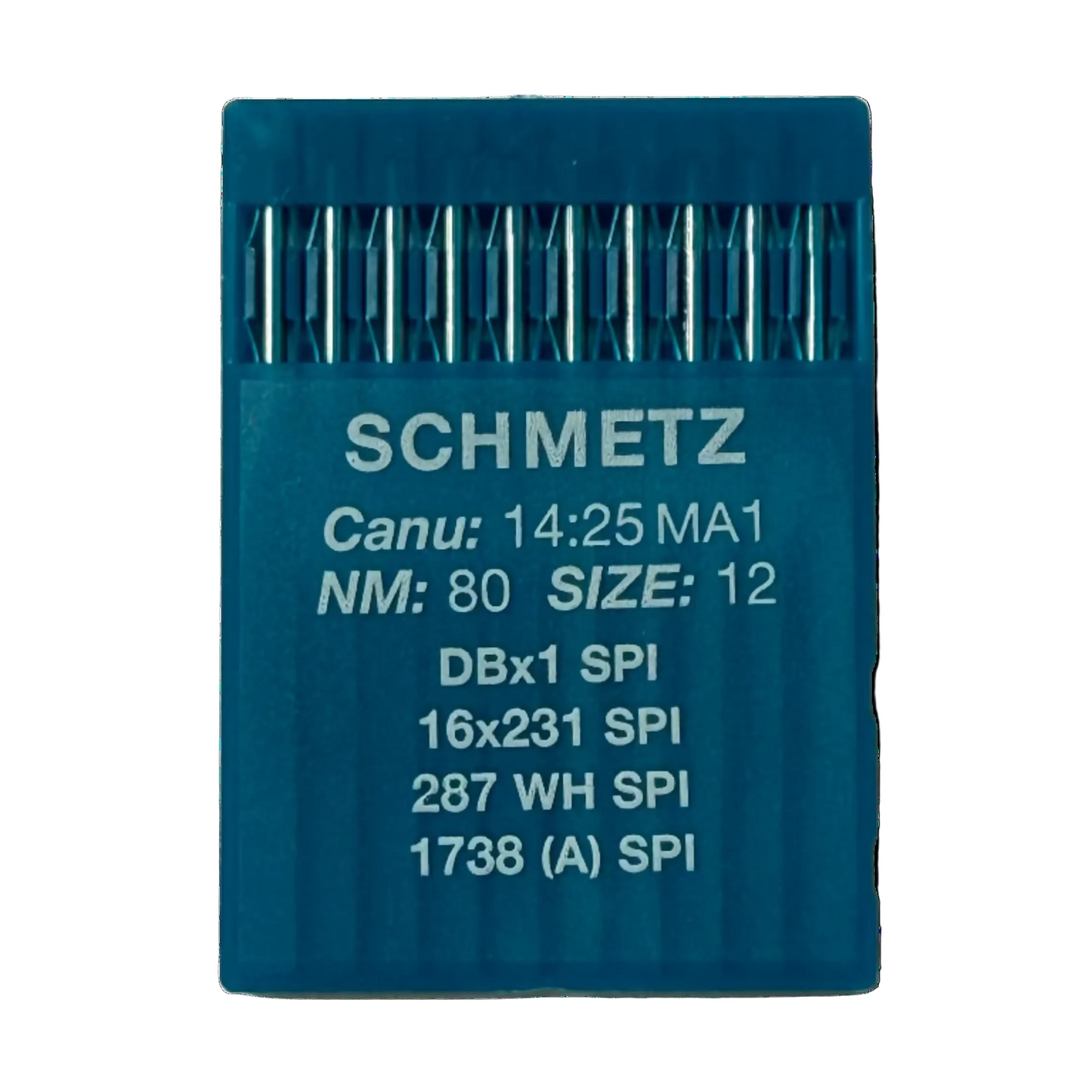 Aiguilles pour machines à coudre industrielles SCHMETZ DBx1 (1738) SPI pour tissus épais et fins - 10 pièces