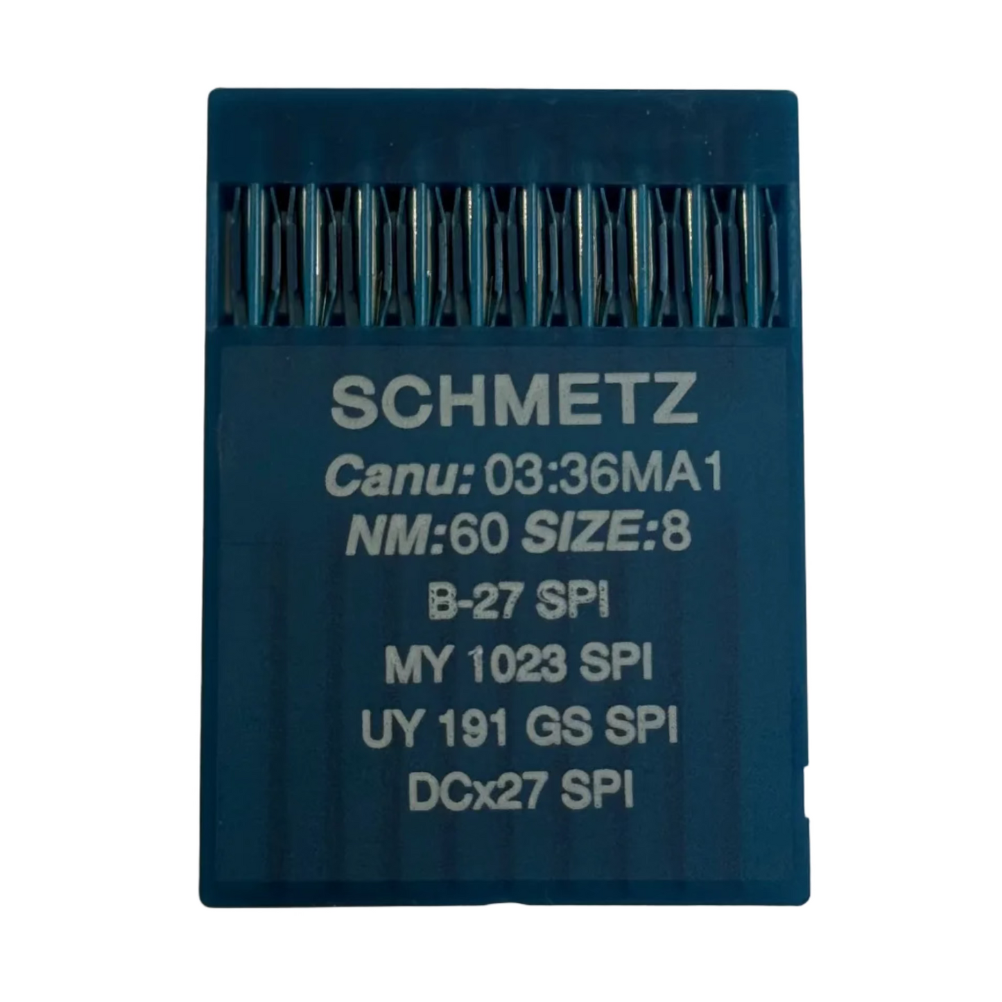 German
Industrielle Overlock-Nadeln SCHMETZ DCx27 (B-27) SPI für dicke und dünne Stoffe - 10 Stk.