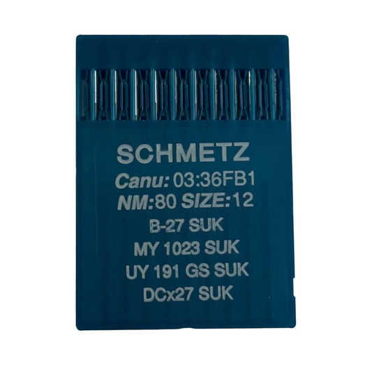 Industrie-Overlocknadeln SCHMETZ DCx27 (B-27) SUK für Strickwaren und Jeans – 10 Stk.