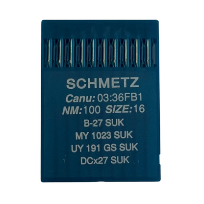 Râpes d’aiguilles pour surjeteuse industrielle SCHMETZ DCx27 (B-27) SUK pour maille et denim – 10 pièces
