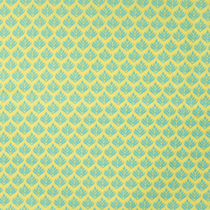 Premium 100% Cotton Fabric - Green Leaves