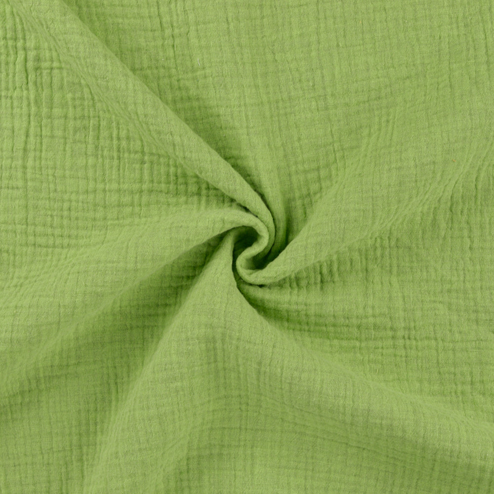 Mousseline vert chiné