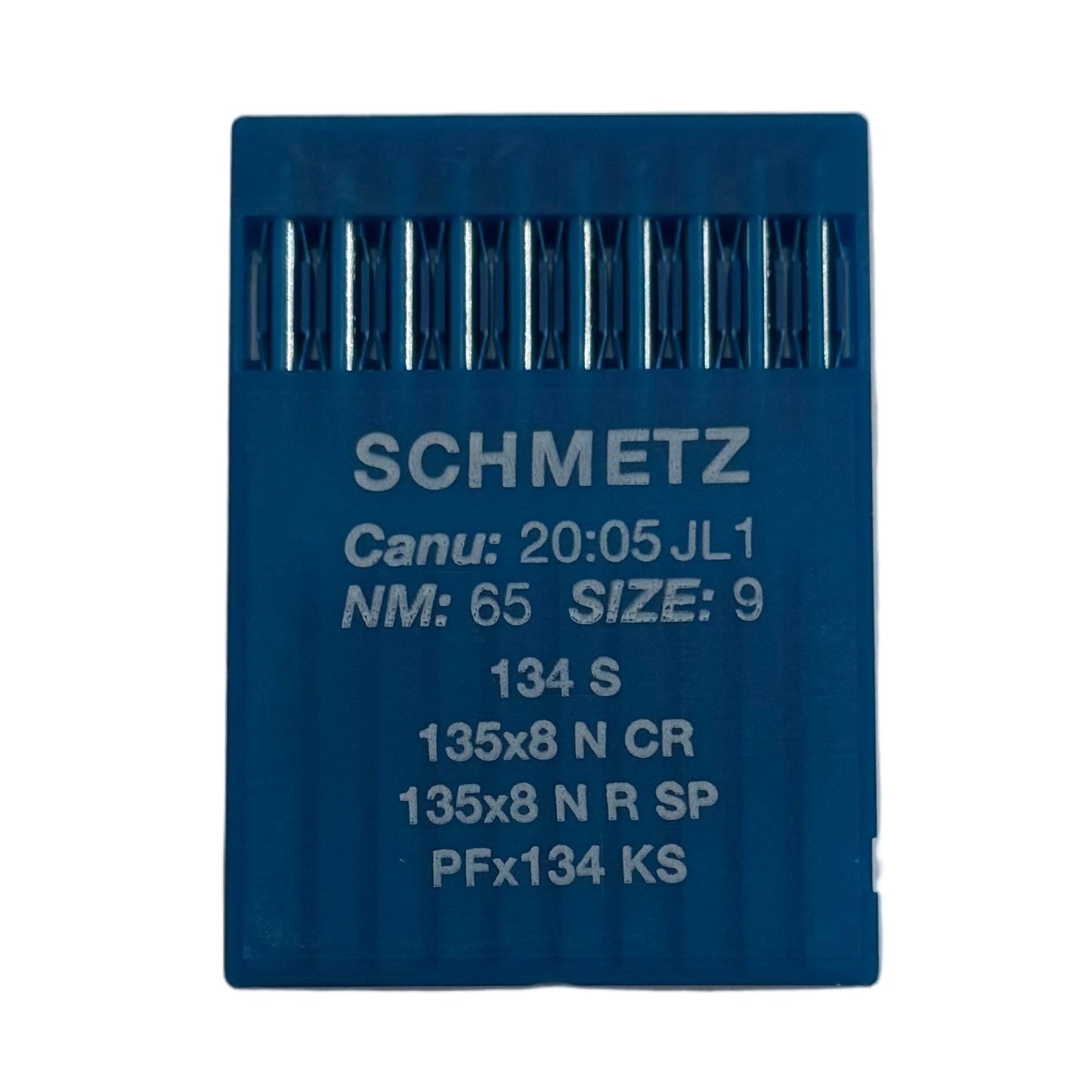 Image des aiguilles pour machines à coudre industrielles SCHMETZ 134 S - cuir (10 pièces) – disponible chez Šarlotes audumi