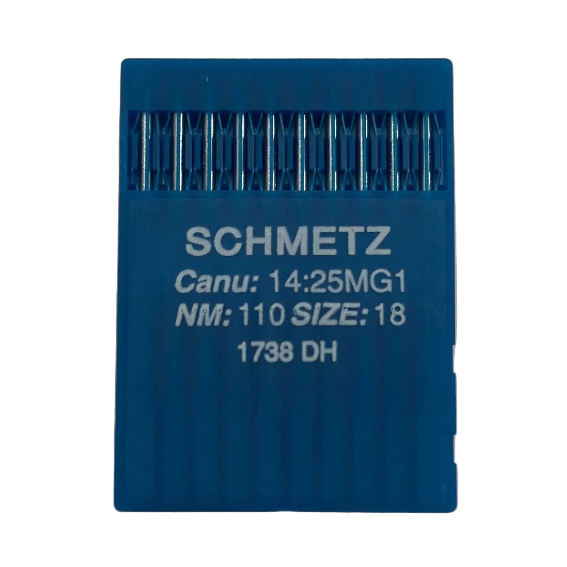 Image des aiguilles pour machines à coudre industrielles SCHMETZ DBx1 DH pour cuir (10 pièces) – disponible chez Šarlotes audumi