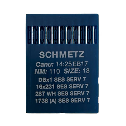 alt
Aiguilles pour machines à coudre industrielles SCHMETZ DBx1 SES SERV 7 – pour mailles fines et tissus légers tissés (10 pcs)