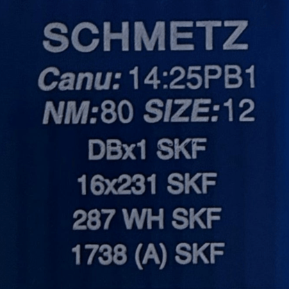 Aiguilles pour machines à coudre industrielles SCHMETZ DBx1 SKF – pour matières extensibles et grosse maille (10 pièces)