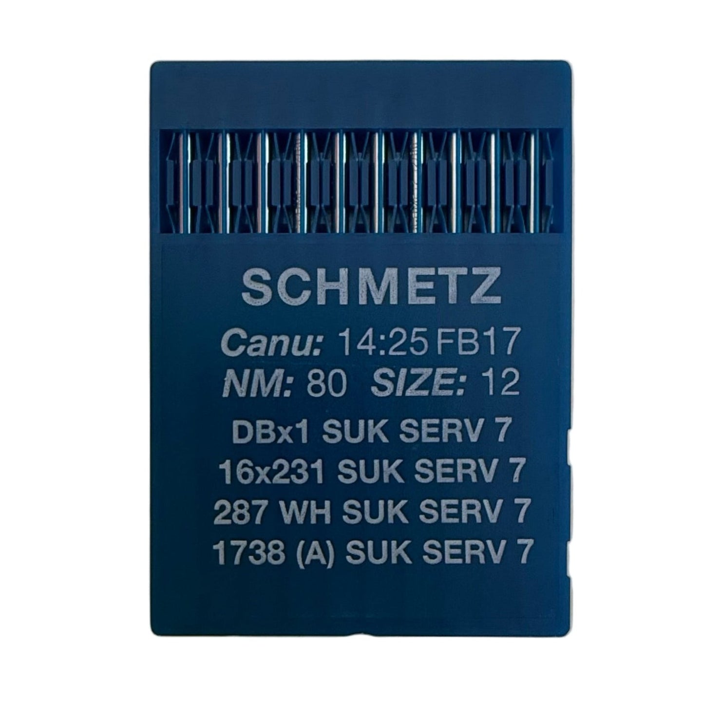 Aiguilles pour machines à coudre industrielles SCHMETZ DBx1 SUK SERV 7 – pour maille, denim et matières extensibles (10 pièces)