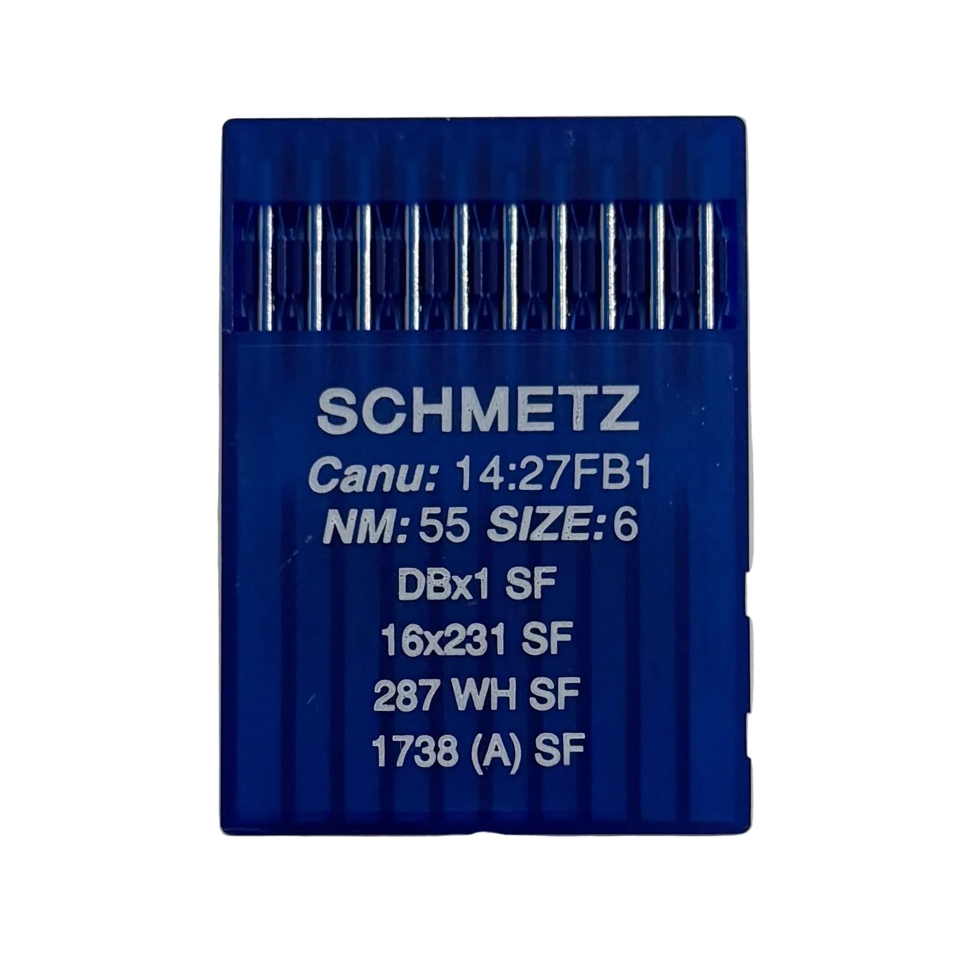 Image de machines à coudre industrielles Adatas SCHMETZ DBx1 SUK SF – pour jersey très fin (10 pcs) – disponible chez Šarlotes audumi