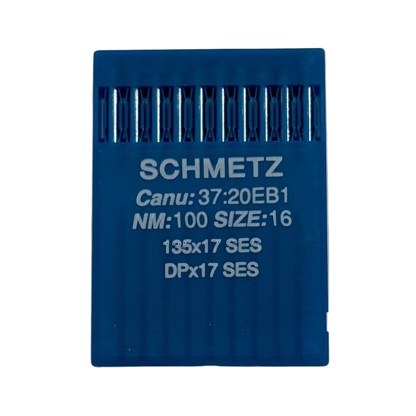 Image des aiguilles pour machines à coudre industrielles SCHMETZ DPX17 SES – pour le tricot et les vêtements de sport (10 pcs) – disponibles chez Šarlotes audumi