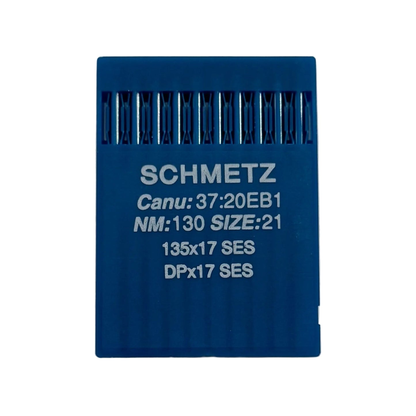 Image des aiguilles pour machines à coudre industrielles SCHMETZ DPX17 SES – pour la maille et les vêtements de sport (10 pcs) – disponible chez Šarlotes audumi