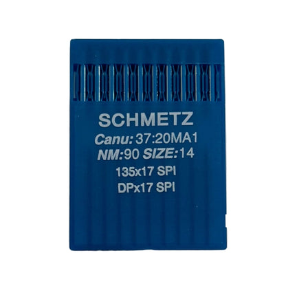 Image of SCHMETZ DPx17 SPI needles for industrial sewing machines – for thick and thin fabrics (10 pcs.) – available at Šarlotes audumi