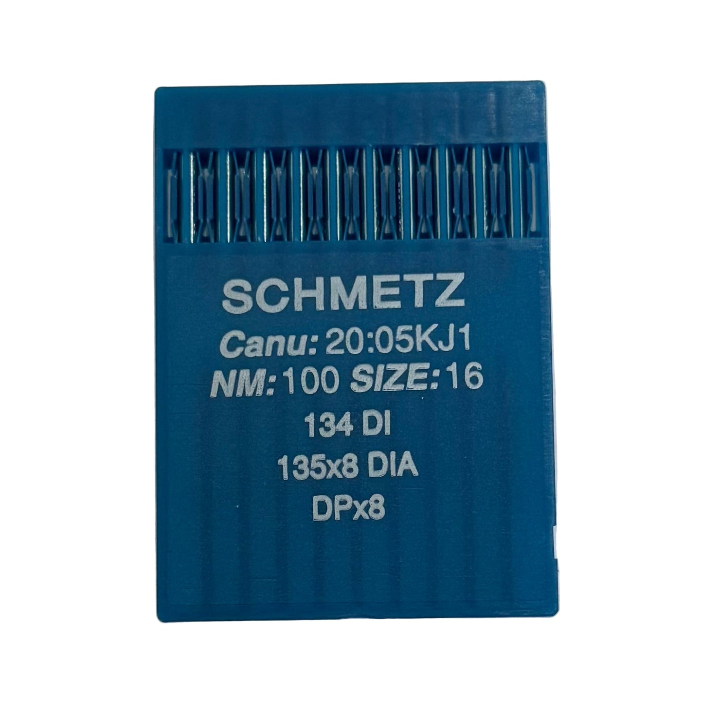Image des aiguilles pour machines à coudre industrielles SCHMETZ DPx5 DI – pour cuir (10 pièces) – disponible chez Šarlotes audumi