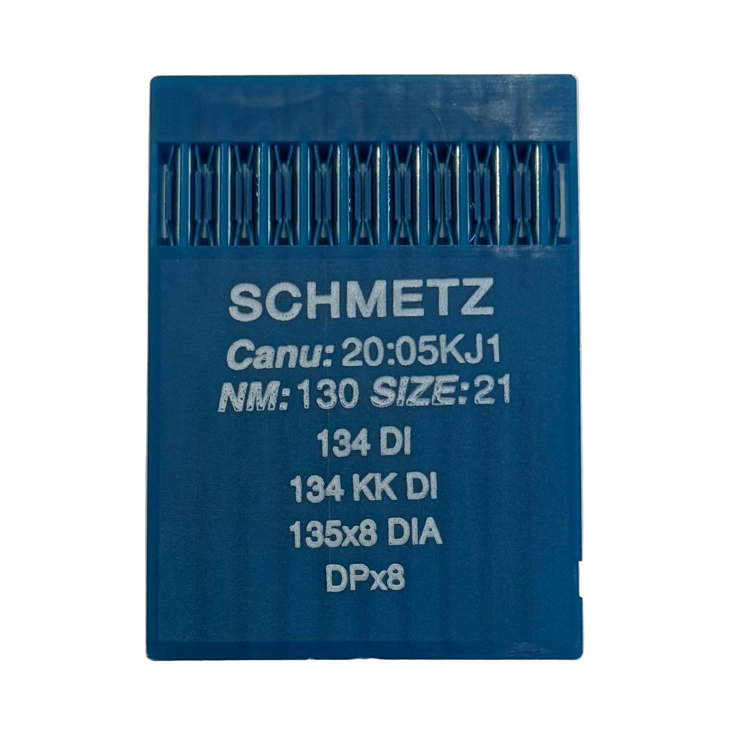 Image avec aiguilles pour machines à coudre industrielles SCHMETZ DPx5 DI - cuir (10 pcs) – disponible chez Šarlotes audumi
