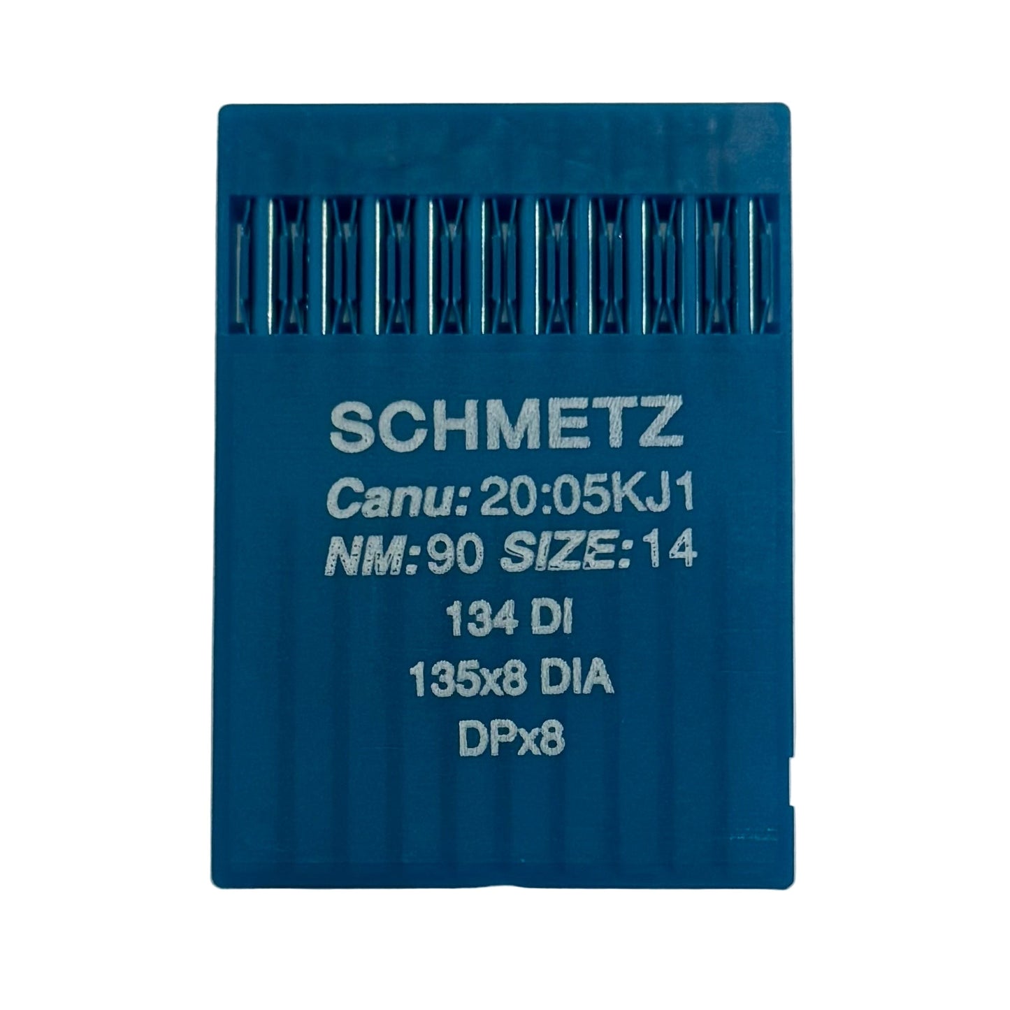 Image des aiguilles pour machines à coudre industrielles SCHMETZ DPx5 DI pour cuir (10 pcs) – disponible chez Šarlotes audumi