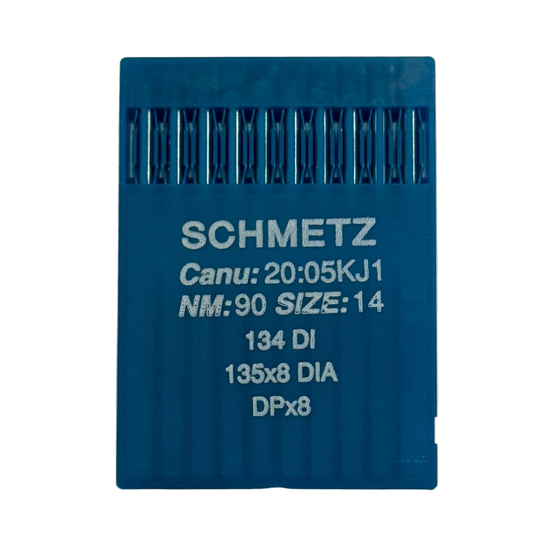 Image des aiguilles pour machines à coudre industrielles SCHMETZ DPx5 DI pour cuir (10 pcs) – disponible chez Šarlotes audumi