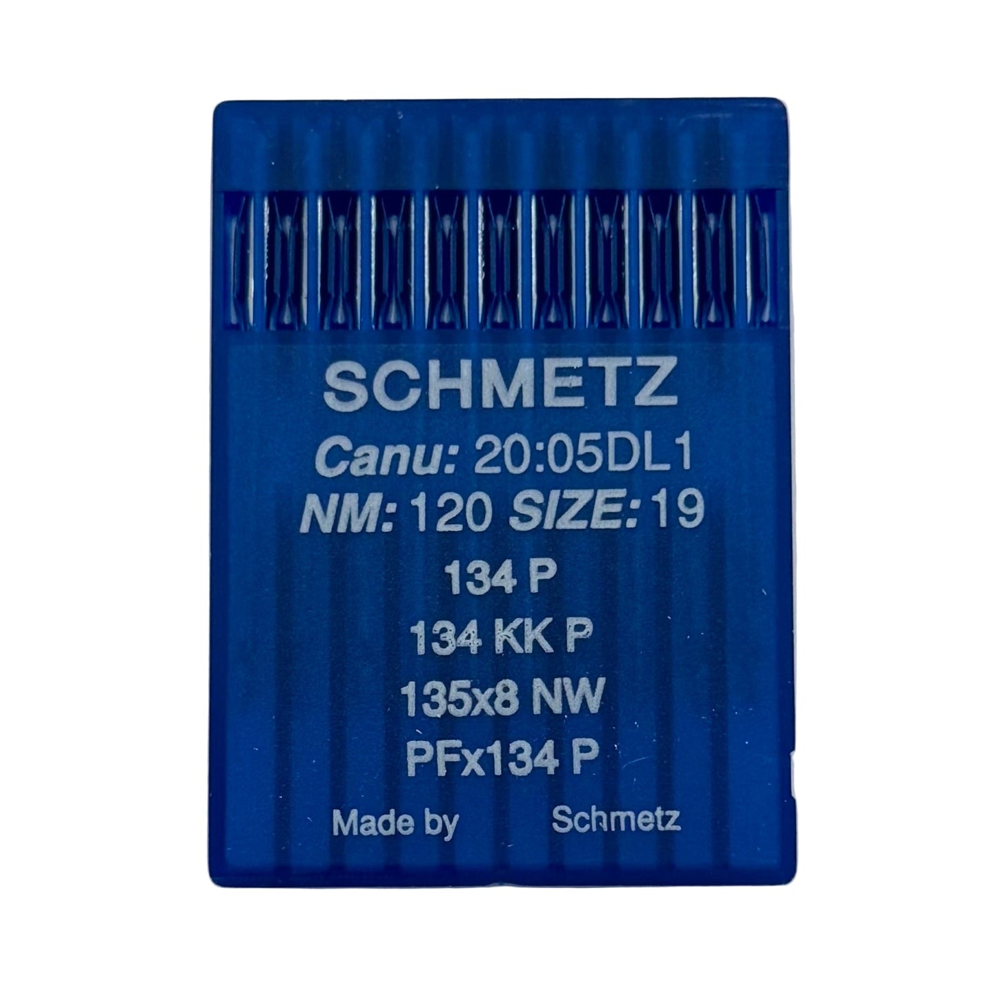 Aiguilles pour machines à coudre industrielles SCHMETZ DPx5 P pour cuir (10 pcs) – disponibles chez Šarlotes audumi