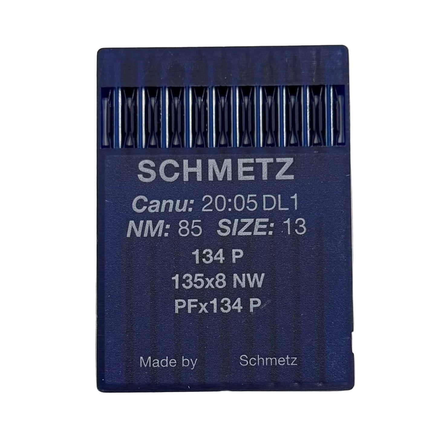 Image des aiguilles pour machines à coudre industrielles SCHMETZ DPx5 P pour cuir (10 pièces) – disponible chez Šarlotes audumi