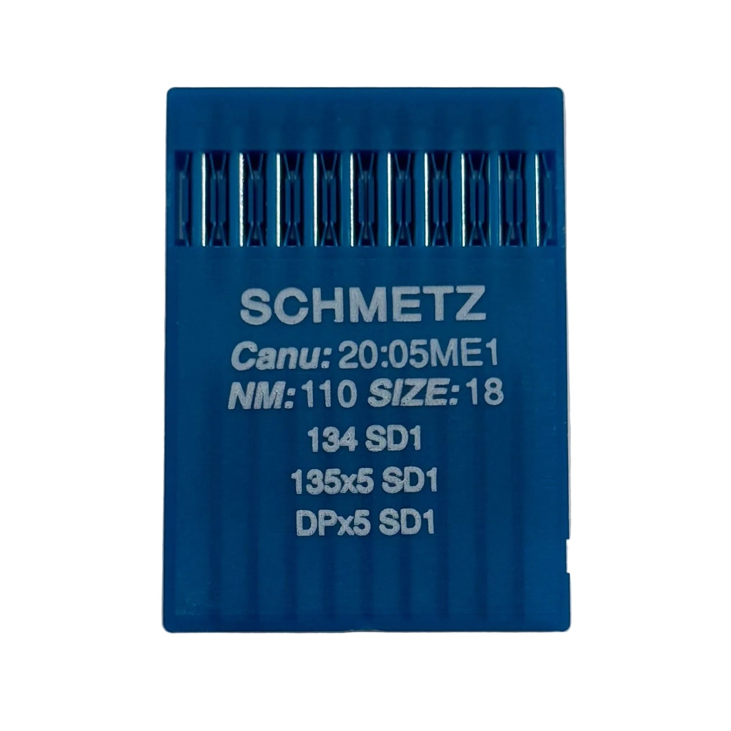 alt
Image of SCHMETZ DPx5 SD1 industrial sewing machine needles – for leather (10 pcs) – available at Šarlotes audumi