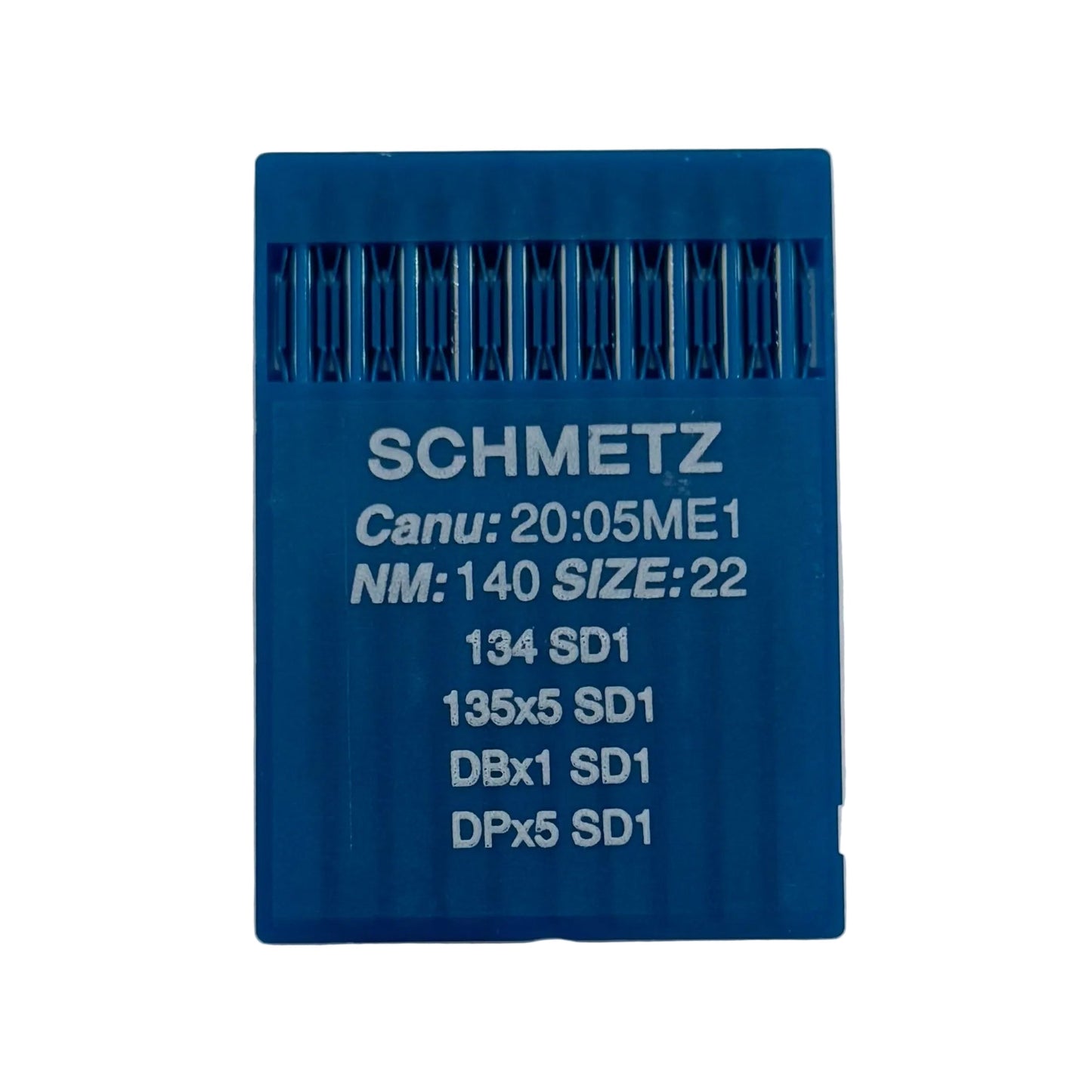 Image with SCHMETZ DPx5 SD1 industrial sewing machine needles – for leather (10 pcs.) – available at Šarlotes audumi