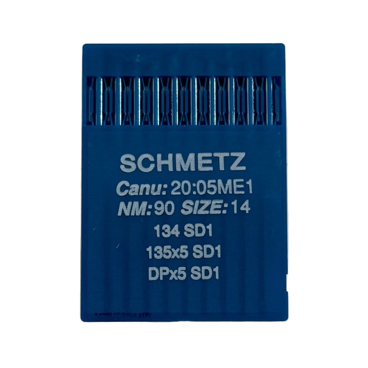 alt
Image of SCHMETZ DPx5 SD1 industrial sewing machine needles – for leather (10 pcs) – available at Charlotte Fabrics
