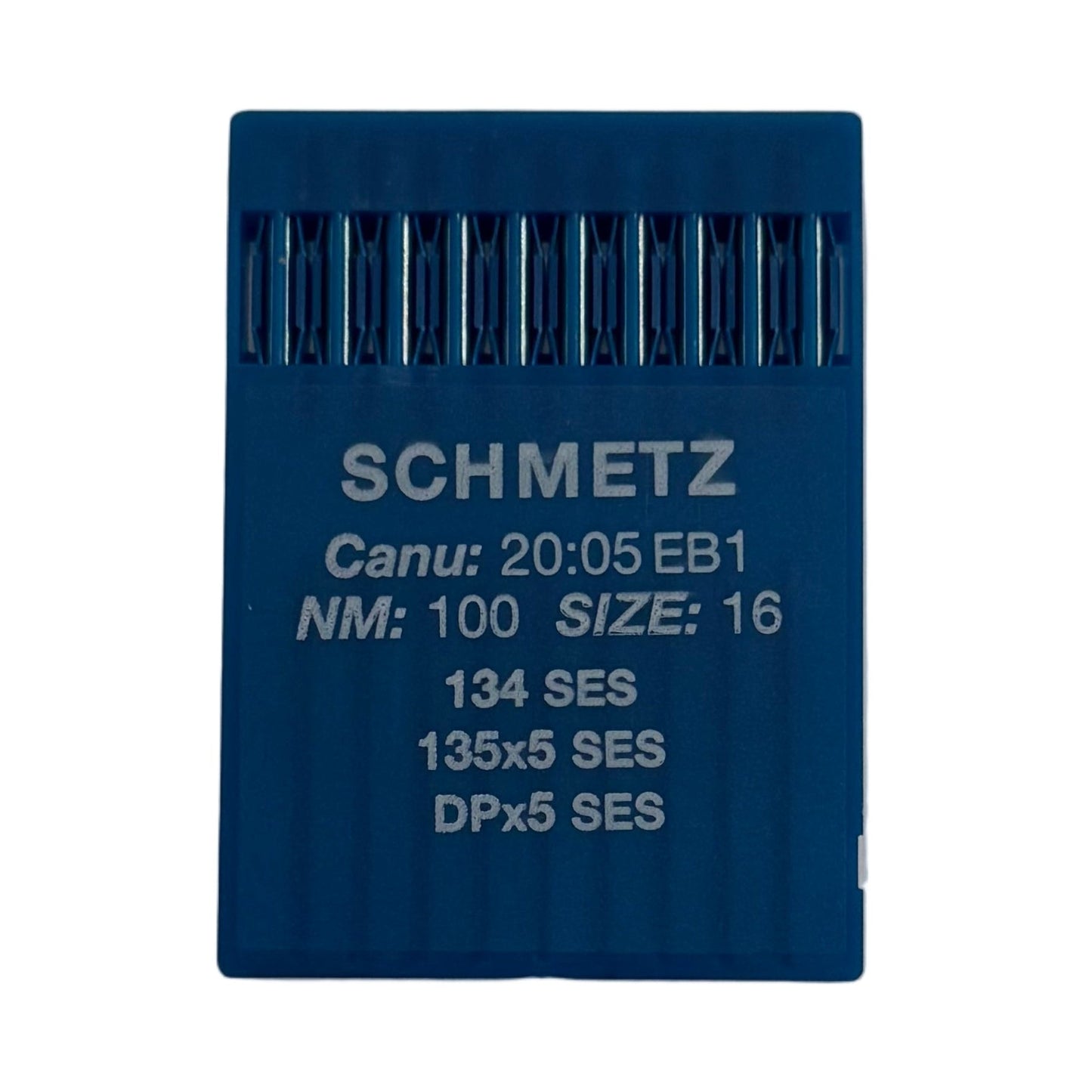 Image of SCHMETZ DPx5 SES industrial sewing machine needles – for knitwear and sportswear (10 pcs) – available at Charlotte's Fabrics