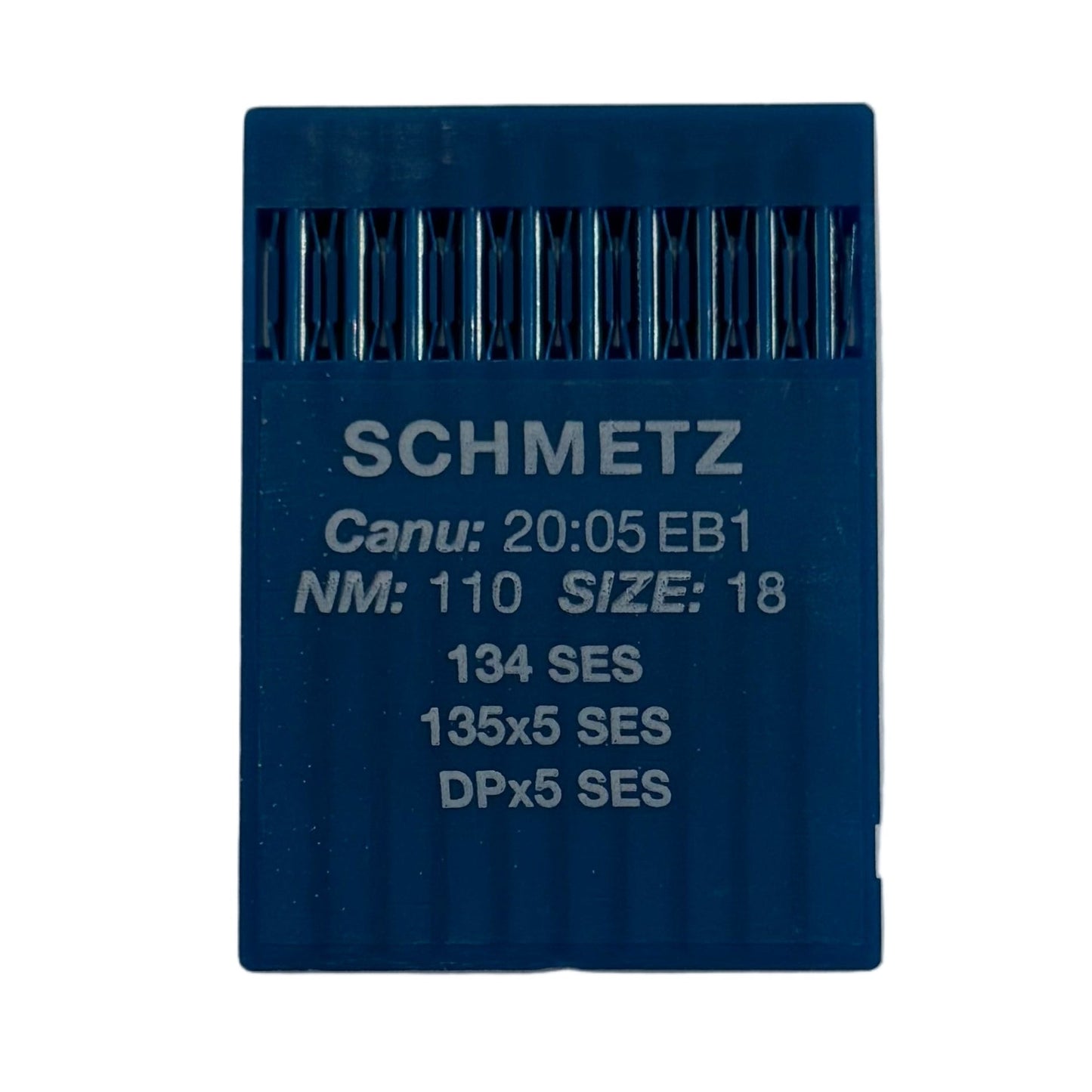 Image with SCHMETZ DPx5 SES industrial sewing machine needles – for knitwear and sportswear (10 pcs.) – available at Charlotte Fabrics