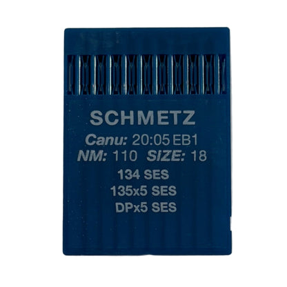 Image with SCHMETZ DPx5 SES industrial sewing machine needles – for knitwear and sportswear (10 pcs.) – available at Charlotte Fabrics