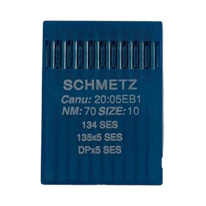 Image with SCHMETZ DPx5 SES industrial sewing machine needles – for knitwear and sportswear (10 pcs.) – available at Charlote's Fabrics