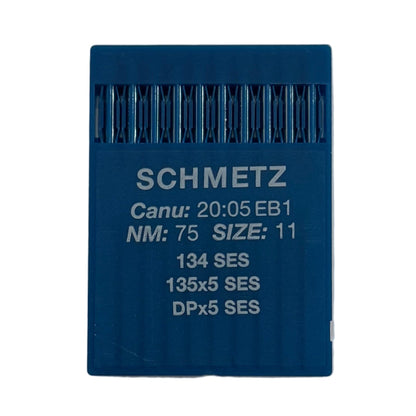 Image with SCHMETZ DPx5 SES industrial sewing machine needles – for knitwear and sportswear (10 pcs) – available at Šarlotes audumi