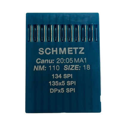 alt
Image des aiguilles pour machines à coudre industrielles SCHMETZ DPx5 SPI – pour tissus épais et fins (10 pcs) – disponible chez Šarlotes audumi