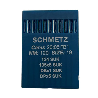 Image of SCHMETZ DPx5 SUK industrial sewing machine needles – for knitwear and denim (10 pcs.) – available at Šarlotes audumi