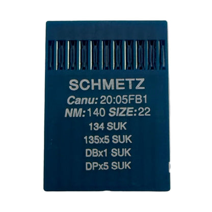 Image of SCHMETZ DPx5 SUK industrial sewing machine needles – for knitwear and denim (10 pcs.) – available at Charlotte Fabrics