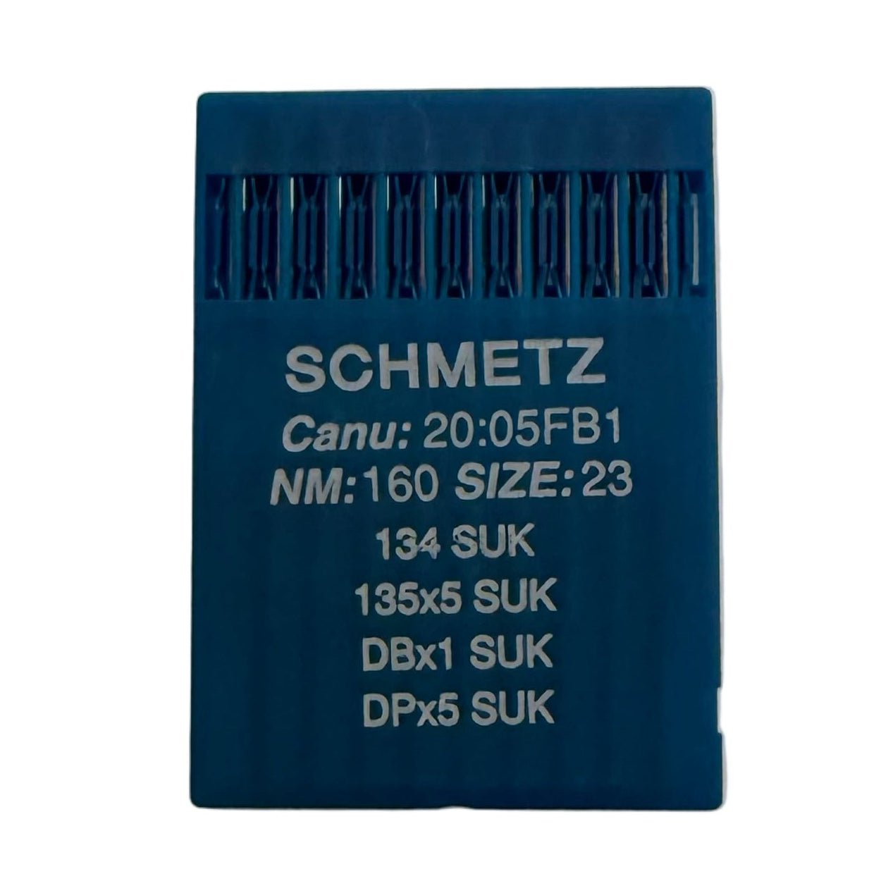 Image with SCHMETZ DPx5 SUK industrial sewing machine needles – for knitwear and denim (10 pcs) – available at Šarlotes audumi