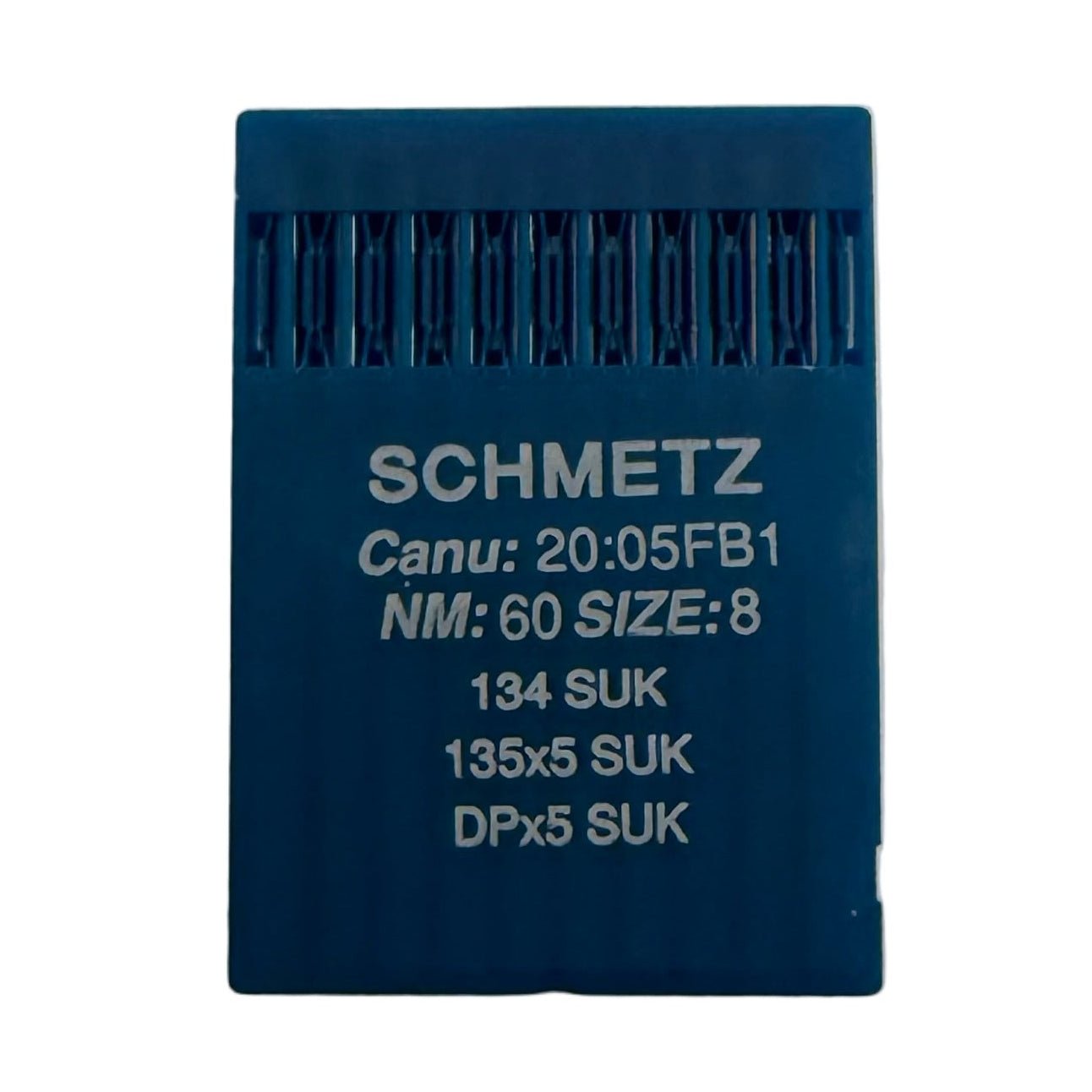 Image of SCHMETZ DPx5 SUK needles for industrial sewing machines for knitwear and denim (10 pcs) – available at Šarlotes audumi