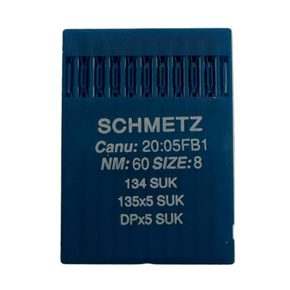 Image of SCHMETZ DPx5 SUK needles for industrial sewing machines for knitwear and denim (10 pcs) – available at Šarlotes audumi