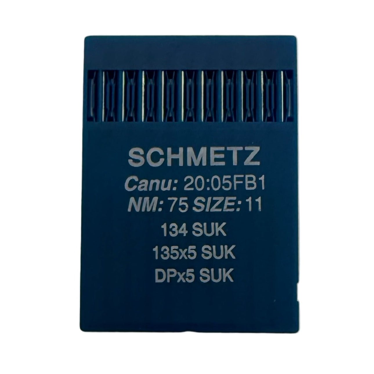 Image of SCHMETZ DPx5 SUK needles for industrial sewing machines – for knitwear and denim (10 pcs.) – available at Šarlotes audumi