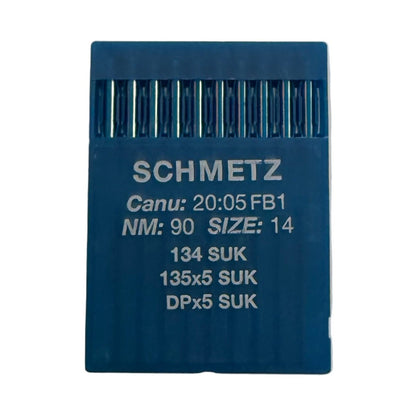 Image with SCHMETZ DPx5 SUK industrial sewing machine needles – for knitwear and denim (10 pcs) – available at Šarlotes audumi