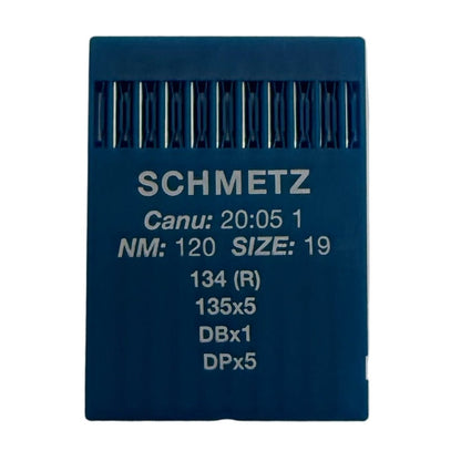 Image des aiguilles pour machines à coudre industrielles SCHMETZ DPx5 - universelles (10 pcs) – disponible chez Tissus Charlotte