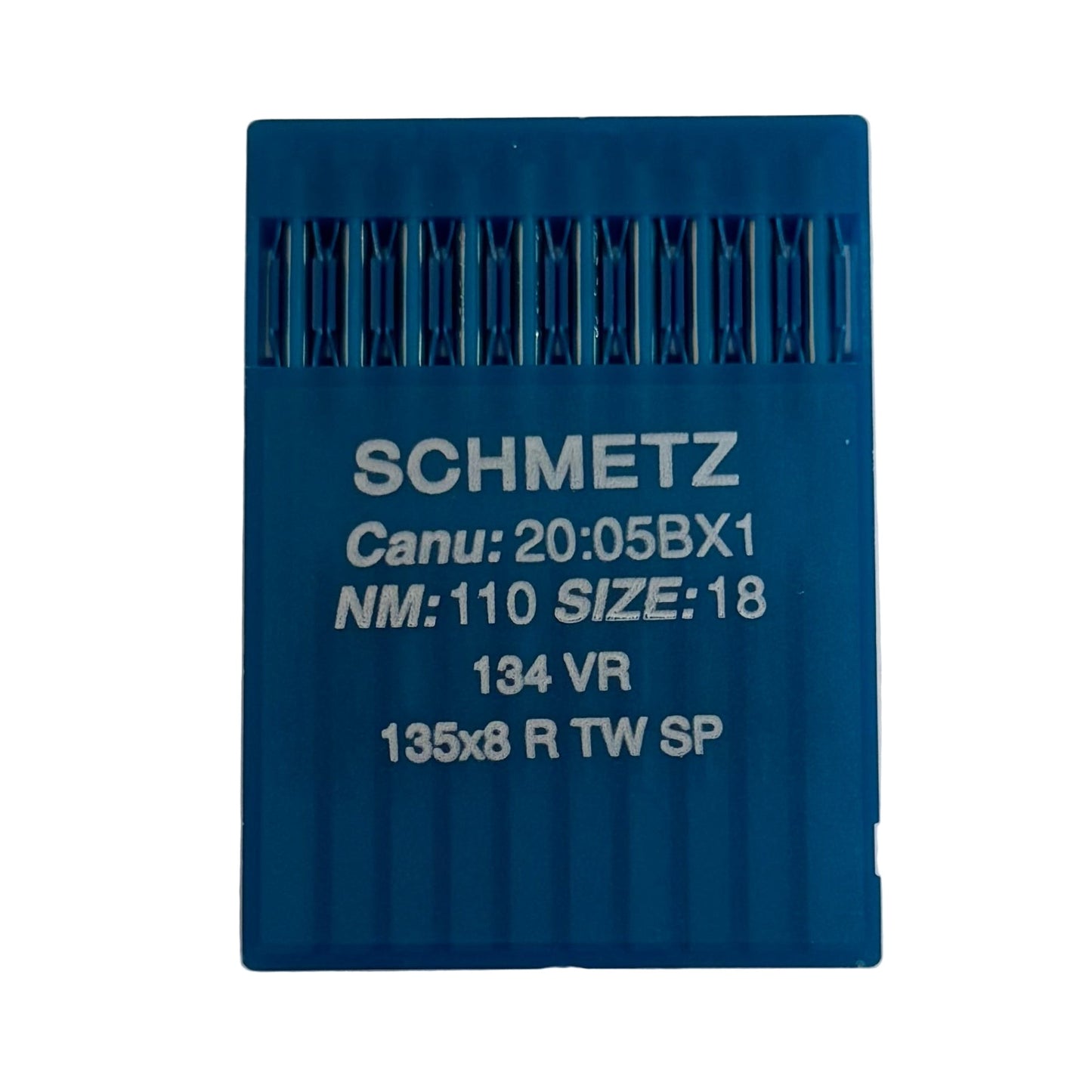 Image avec des aiguilles pour machines à coudre industrielles SCHMETZ DPx5 VR - cuir (10 pcs) – disponible chez Šarlotes audumi