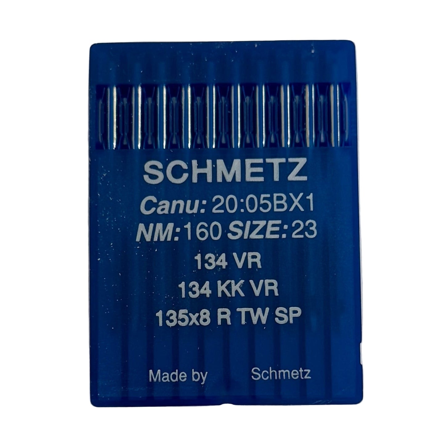 Image d’aiguilles pour machines à coudre industrielles SCHMETZ DPx5 VR pour cuir (10 pièces) – disponible chez Šarlotes audumi