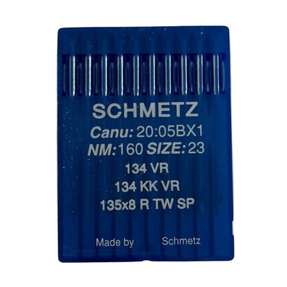 Image d’aiguilles pour machines à coudre industrielles SCHMETZ DPx5 VR pour cuir (10 pièces) – disponible chez Šarlotes audumi