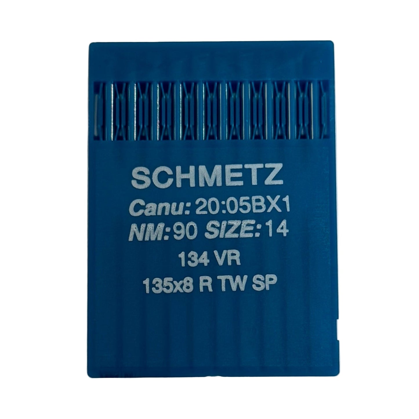 Image d’aiguilles pour machines à coudre industrielles SCHMETZ DPx5 VR pour cuir (10 pcs) – disponible chez Šarlotes audumi