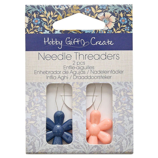 Image of a flower-shaped needle threader (threader) by Hobby Gift – available at Charlotte’s Fabrics