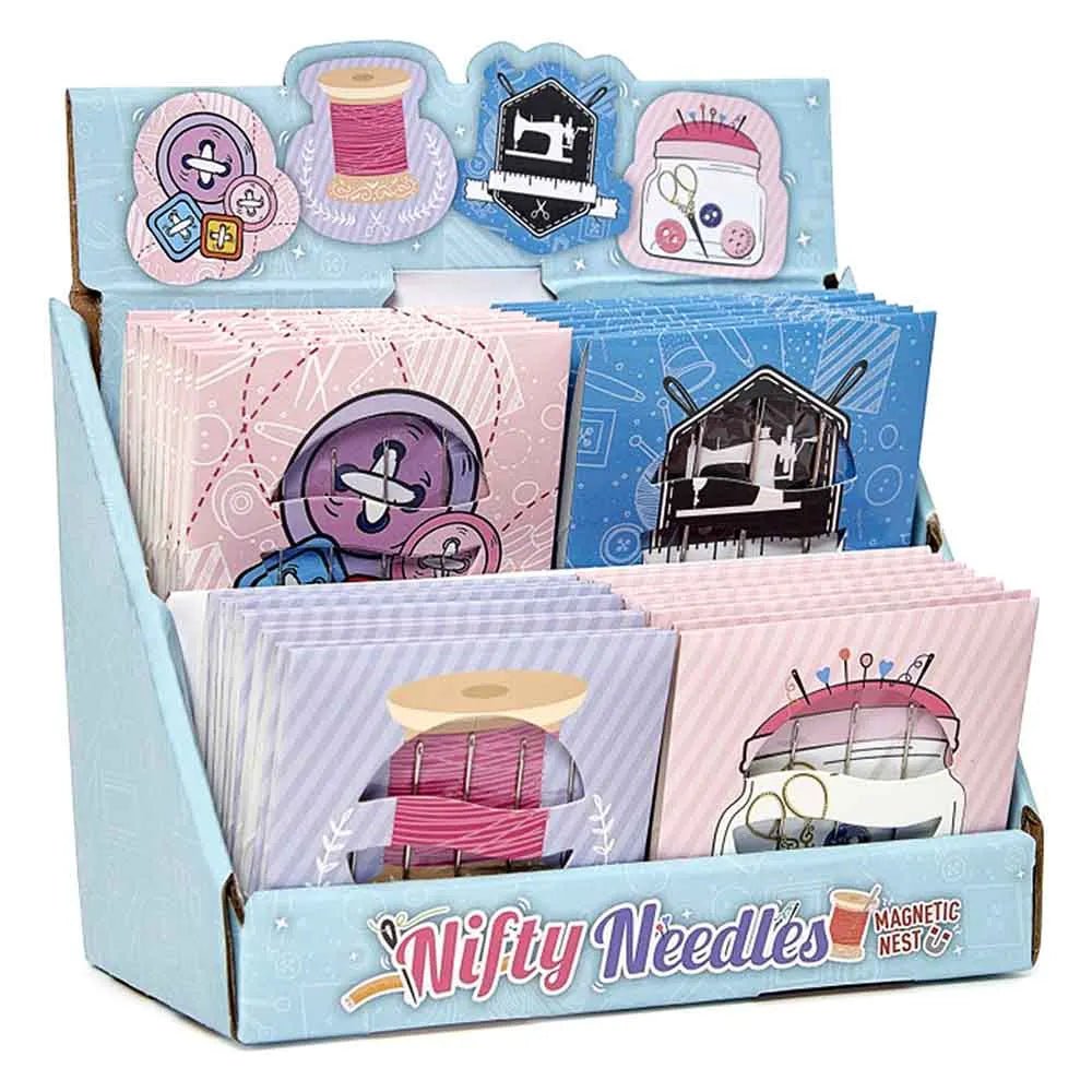Image of needle set with magnetic holder Sew Tasty – available at Šarlotes audumi