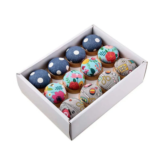 Image of Sew Tasty pin cushions – available at Šarlotes audumi
