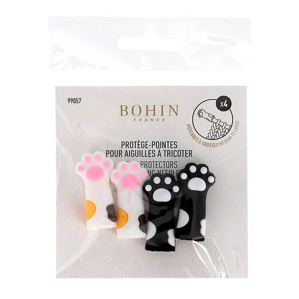 Image avec embouts d’aiguille « Patte de chat » | Bohin | taille M–L (4 pcs) – disponible chez Šarlotes audumi