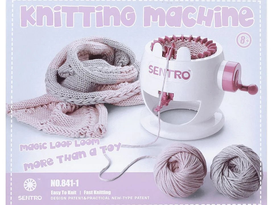 Image of the Sentro knitting machine – available at Charlotte's Fabrics