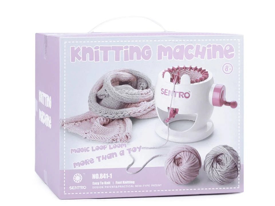 Image of the Sentro knitting machine – available at Charlotte Fabrics